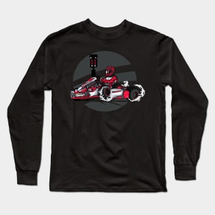 RED MONSTER GOKART Long Sleeve T-Shirt